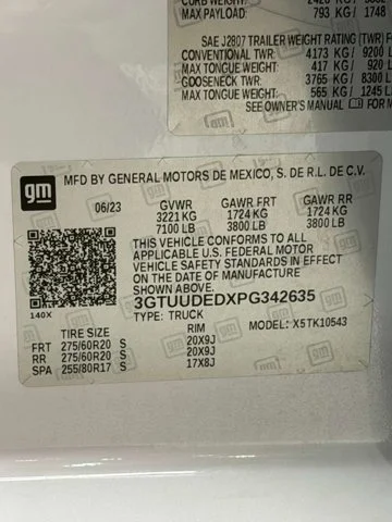 2023 GMC Sierra 1500 – 3GTUUDEDXPG342635 – dariautosales (1)